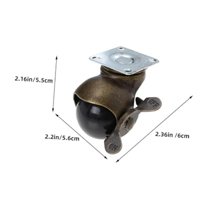 YARNOW Furniture Caster Wheels Brake Feature 4 Casters