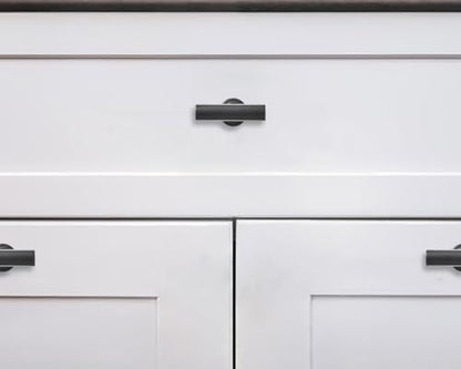 Khtumeware 10 Pack Matte Black Cabinet Knobs - 2 Inch Zinc Drawer Knobs for Kitchen & Dresser Drawers - color: Polished Chrome, size: 1.96"(50mm)Hole Center
