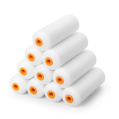 VOOMEY Mini Paint Roller, 4 Inch Foam Paint Roller 10 Pack - style: 4 inch 10 pack