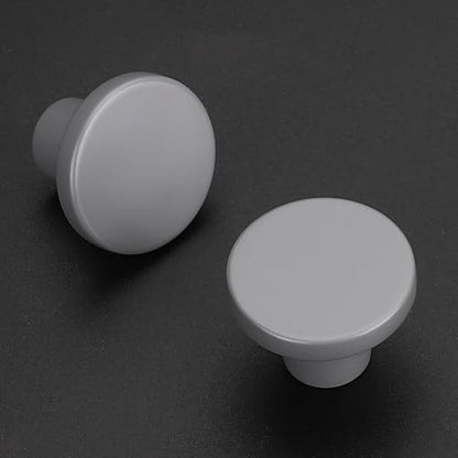 Ravinte Cabinet Knobs, 10 Pack Grey Dresser Drawer Pulls, 1-1/5 Inch - color: Gray