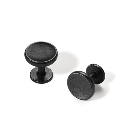 Sailing 10 Pack Cabinet Knob- Antique Black Cabinet Handles Kitchen Cabinets Bedroom Dresser Drawer Handles Knobs - color: Antique Black, size: 1.26"(32mm) Diameter Knob-10Pcs