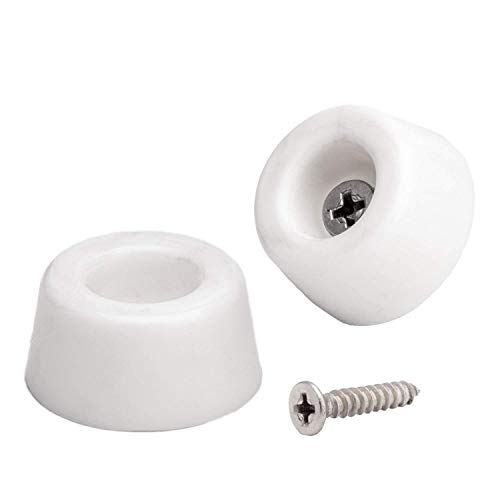20pcs Round Furniture Pads,ULIFESTAR Furniture Feet Glides Sliders Carpet Saver Hardwood Floor Protectors Surface Protection for Chair Leg Caps Non Slip Furniture Grippers (White) - color: White
