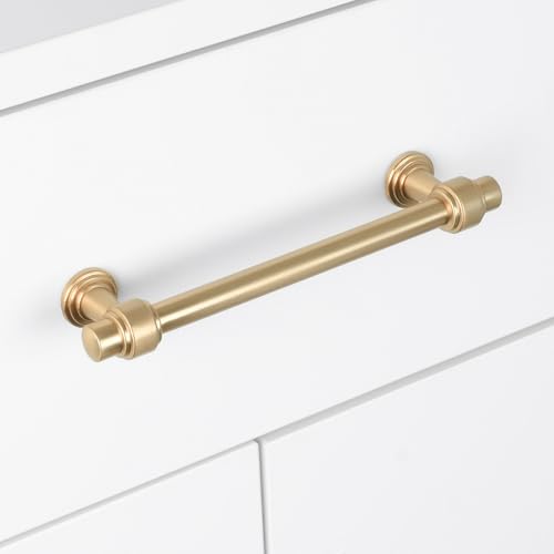 Champagne Bronze Kitchen Cabinet Pulls 3-3/4 Inch 10 Pack - color: Champagne Bronze, size: 3-3/4' Hole Center(96mm)
