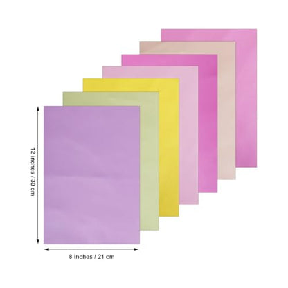 20PCS 12x8 Inches (30x20 CM) Faux Nappa Leather Sheets, A4 Soft Textured PU Synthetic Leather Fabric for Bows Earrings Making DIY Craft - color: Macaroon Color Leather