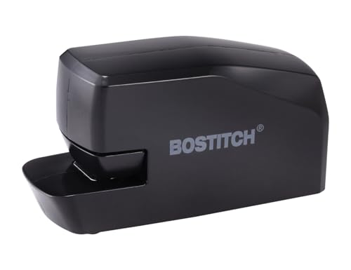 Bostitch Office Portable Electric Stapler, 20 Sheets, AC or Battery Powered, Black (MDS20-BLK) - color: Black