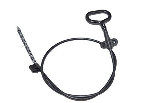 FR Furniture Rehab Universal D-Ring Parachute Style Recliner Release Cable with 4.75 inch Exposed Wire and Assist Spring S-tip