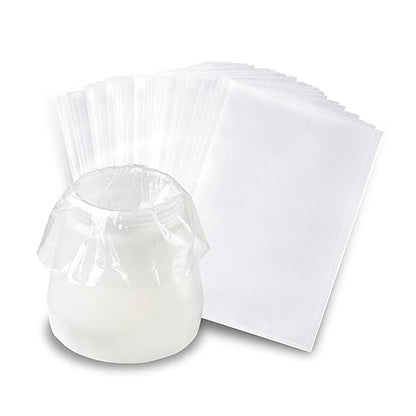 Paint Sprayer Parts, 50 Pcs Paint Sprayer Bags, 7.8'' X 11.8'' Sprayer Cup Liners, Transparent Spray Gun Cup Canister Liners for Wagner Paint Sprayer