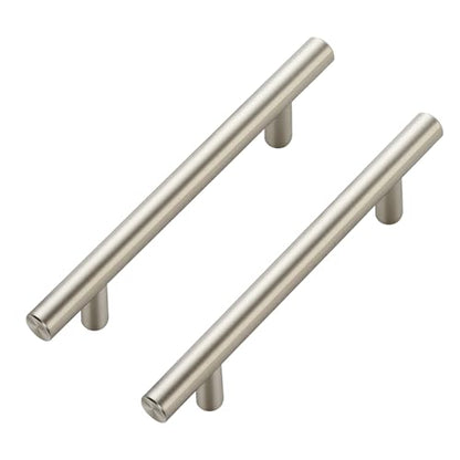 20 Pack Brushed Nickel Cabinet Handles, 4 in Hole Center Cabinet Pulls - color: Brushed Nickel, size: 4 in Hole Center