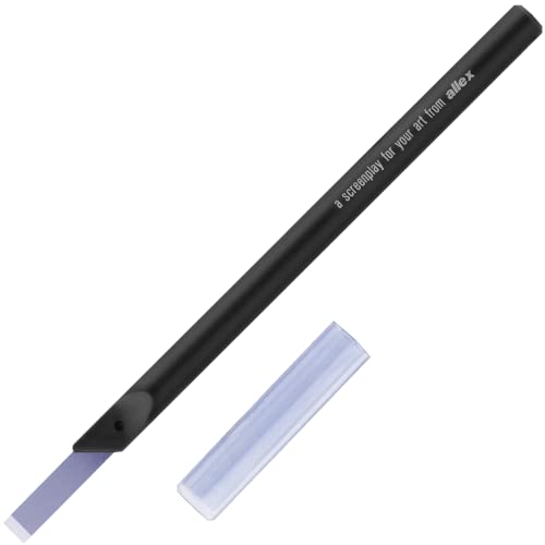 ALLEX Japanese Exacto Craft Knife with Cap Cover [0.2" Flat Chisel Blade] - Hobby Knife for Crafting, Art, Model Kit - Sharp Japanese Stainless Steel & Heavy Duty Fixed Blade - Made in Japan - color: Chisel Blade