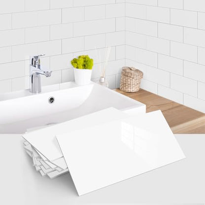 VICCI Peel and Stick Backsplash Tiles 16 Pack 8 * 4 Inch, Bathroom Kitchen Tiles, Self-Adhesive Waterproof Stickers - Home Renovation Must Have - color: Sjm-51, size: 8x4IN*16PCS