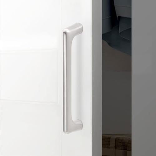 10 Pack 3.75 inch Brushed Satin Nickel Kitchen Cabinet Handles - color: Brushed Satin Nickel, size: 3-3/4 inch Hole Center