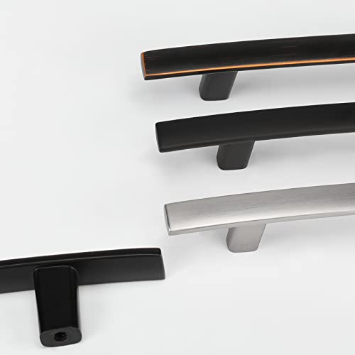 homdiy 5 Pack Oil Rubbed Bronze Cabinet Pulls, Solid Zinc Alloy, 3 Inch CC - color: Oil Rubbed Bronze, size: 3 Inch Hole Center