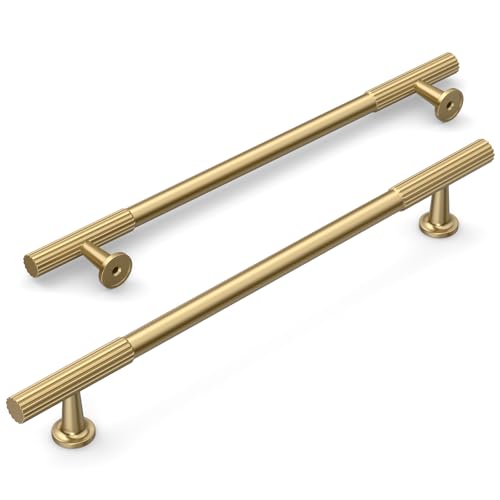 Amerdeco 10 Pack Champagne Bronze Cabinet Pulls 6.3" - color: Champagne Bronze, size: 6.3"/160MM