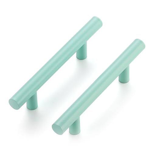 Ravinte Cabinet Handles,5" Length,3" Hole Center,Green,3 Pack - color: Green