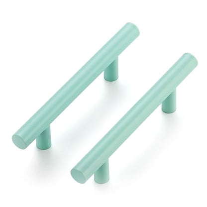 Ravinte Cabinet Handles,5" Length,3" Hole Center,Green,3 Pack - color: Green