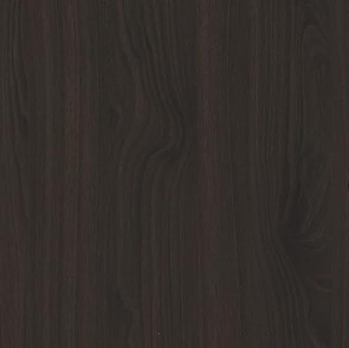 Walnut Contact Paper Dark Brown Wood Peel and Stick Wallpaper Extra Wide Thickened Wood Textured Wood Grain Sticker 48" X 394" - color: Dark Brown, size: 48" x 394"