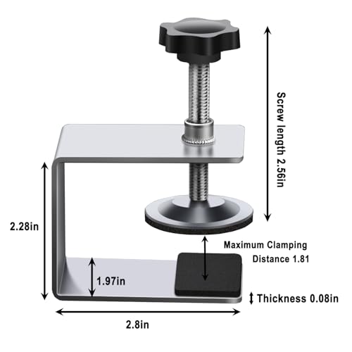4Pcs Drawer Fixing Clip, Cold-Rolled Steel Clamps for Woodworking, Cabinet Installation Tools Front Drawer Jig for Tables & Desk Mount