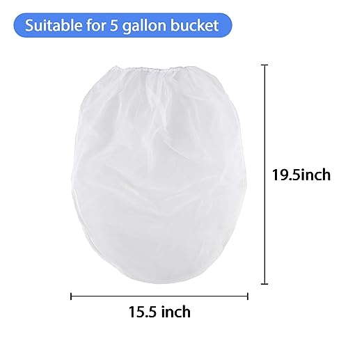 Sukh 30pcs Paint Strainer Bag - 5 Gallon Paint Filter Mesh Strainer Bucket