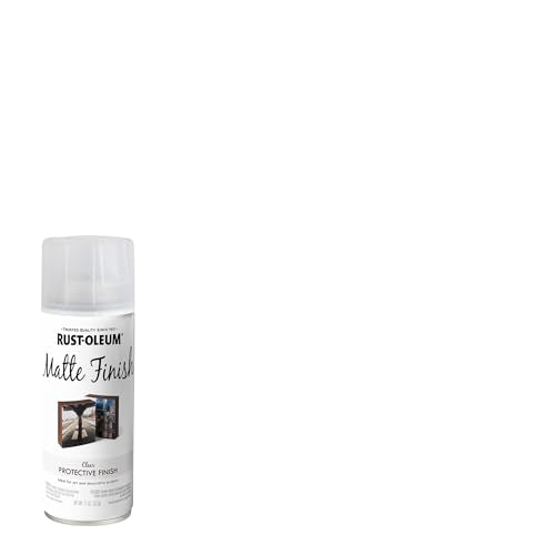 Rust-Oleum 267028 Specialty Matte Finish Spray, 11 oz, Clear (Pack of 2) - size: 11 Ounce (Pack of 2)