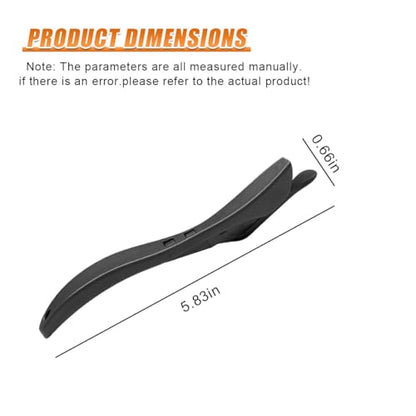 3PCS Car Wrapping Paper Cutter with 10 Replaceable Blades (Black) - color: Black