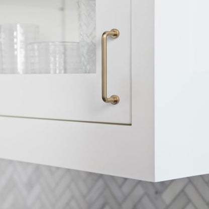 Goo-Ki 6 Pack 3 3/4" Center to Center Champagne Bronze Modern Cabinet Pulls Solid Contemporary Home Improvement Hardware Drawer Pulls Zinc Alloy Kitchen Handles - color: Champagne Bronze, size: 3 3/4'' Center to Center