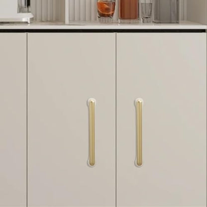 10 Pack 3.75 inch Champagne Bronze Kitchen Cabinet Handles - color: Champagne Bronze, size: 3-3/4 inch Hole Center