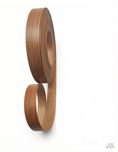 HGKJHFmelamine Edging Tape. 1.6cm*25ft,pre Coated with hot melt Adhesive Flexible Veneer Edge Edging, Used for Cabinet and Furniture Maintenance (No13-Cherry Wood Color, 1.6cm*25ft) - color: No13-Cherry wood color, size: 1.6cm*25ft