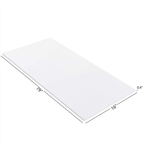 Patelai High Density Foam Padding for Cushions,79 x 16 x 0.4 Inch - size: 79 x 16 x 0.4 Inch