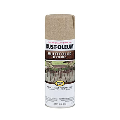 Rust-Oleum Stops Rust Multi-Color Textured Spray Paint, Desert Bisque - color: Desert Bisque, size: 12 Ounce (Pack of 1)