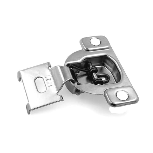 Replacement for 20 Pcs (10 Pairs) - 1/2" Overlay Face Frame Concealed Cabinet Door Hinges OEM