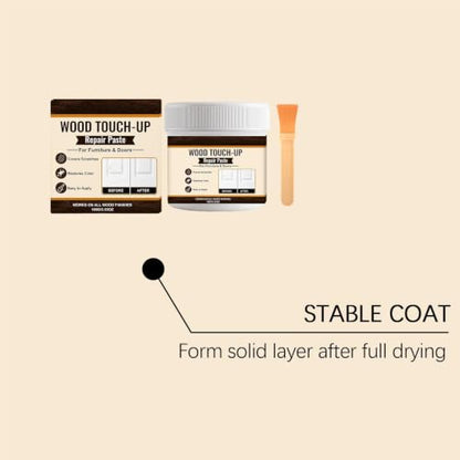 Furniture Repair Kit - Wood Restorer with Brush for Universal Scratch Paste