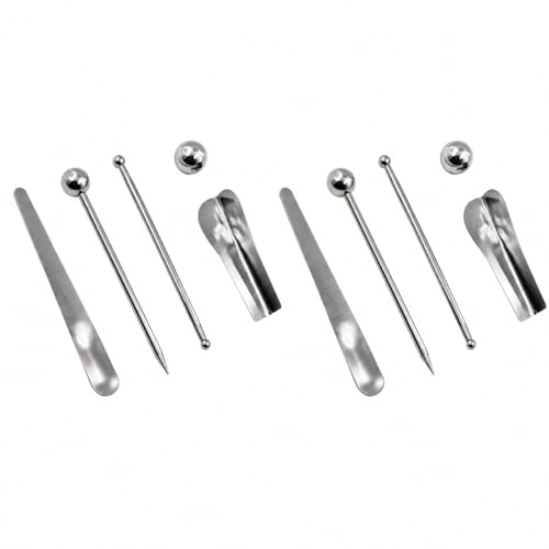 2 Sets Stainless Steel Caulking Tool Kit, Grout Finishing Tools for Tile Joints, Corners, Edges and Bathroom Seams, Reusable Caulk Removal and Smoothing Tools for Kitchen Bathroom Floor