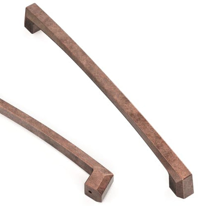 Asidrama 10 Pack 7 inch Antique Copper Kitchen Cabinet Handles - color: Antique Copper, size: 7" Hole Center(177mm)