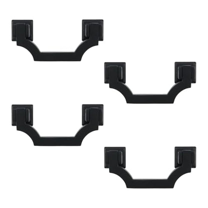 Geesatis 4Pcs Black Cabinet Pulls, 2.5" Zinc Alloy Drawer Door Handles - color: Black(4Pcs), size: 2.5inch