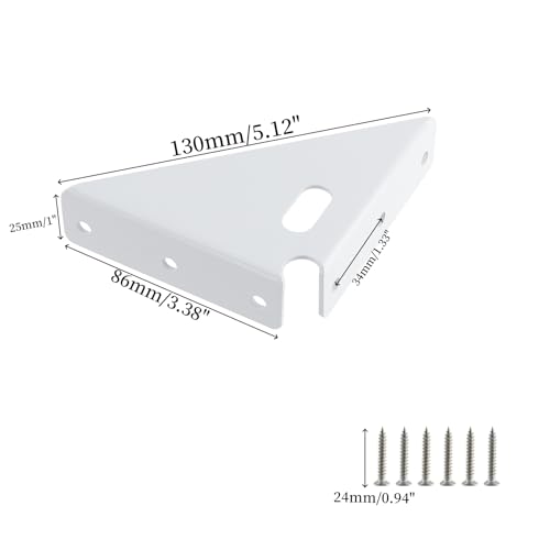 4 Pack Heavy Duty Gusset Joints Triangle Corner Code Support