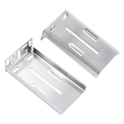 1 Pair Rear Mounting Brackets for Drawer Slide Cabinet for 1.77 inch(45mm) - size: 1.77 inch(45mm)Universal Size