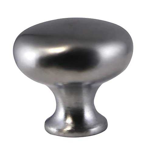 Design House 564542 1.25-inch Mushroom Cabinet Knob, Satin Chrome, 5-Pack - color: Satin Chrome, size: 5 Pack