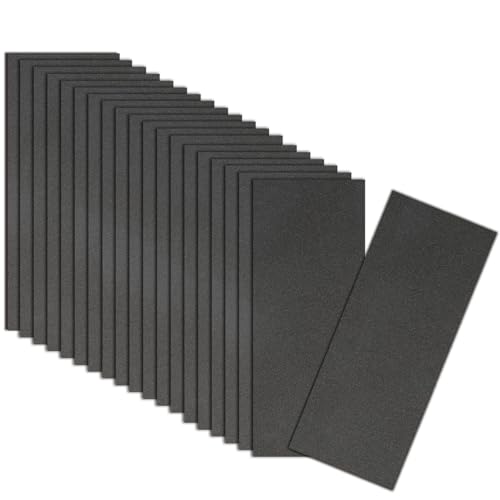 21-Sheets 1500 Grit Sandpaper, 9 x 3.6 Inch Wet Dry Sand Paper Assortment Pack, Silicon Carbide Abrasive Sanding Sheets for Automotive Car Paint Metal Wood Furniture Crafts Polishing - size: 9x3.6 inch, style: 1500Grit 21 Pcs