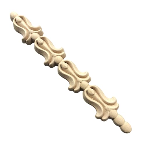 WoodUbend WUB1377 Pack of 2 Decorative Drops - Wood Appliques - Heat Bendable & Flexible Onlays 20x3cm - DIY Craft, Furniture & Home Decor - Easy to Apply & Paint - Reusable Decorative Decals - size: WUB1377