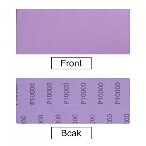 uxcell 10Pcs Sanding Sheets 10000 Grit 9"x3.7" Aluminum Oxide Sandpapers - style: 10000 Grit