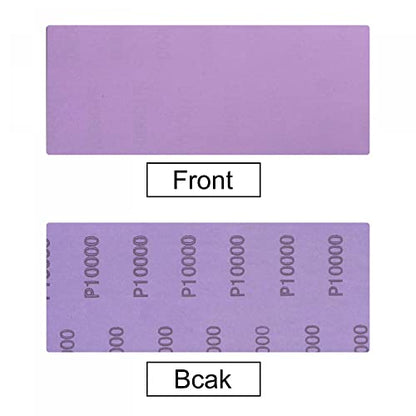uxcell 10Pcs Sanding Sheets 10000 Grit 9"x3.7" Aluminum Oxide Sandpapers - style: 10000 Grit