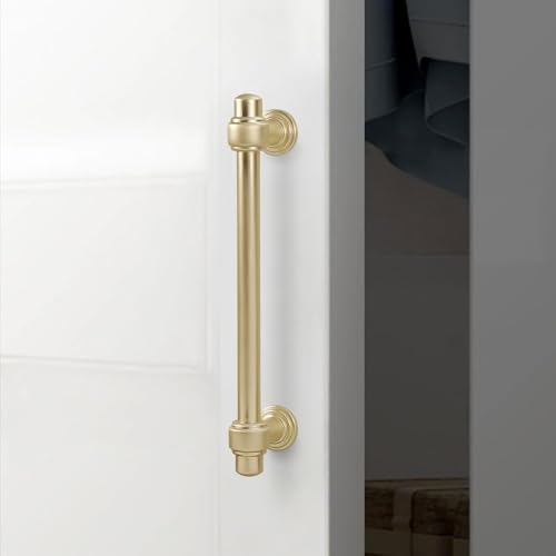 10 Pack 5 Inch Kitchen Cabinet Handles Champagne Bronze Cabinet Pulls Zinc Alloy Drawer Pulls Kitchen Hardware - color: Champagne Bronze, size: 5'' Hole Center(128mm)