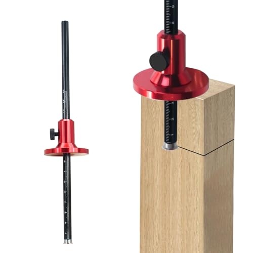 Wheel Marking Gauge, Aluminum Alloy Scriber Marking Tools Woodworking Mortise Parallel Scribing Tool with Metric and Inch Scales