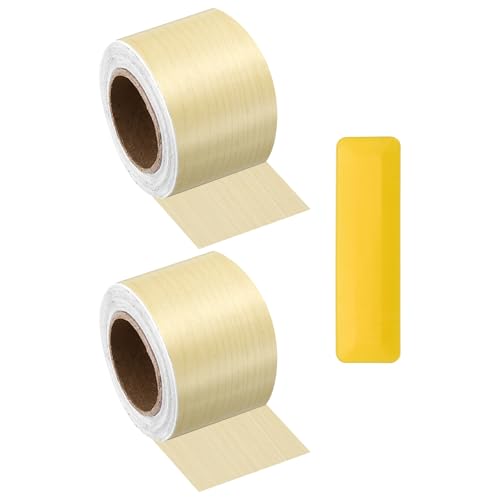 HARFINGTON Wood Grain Repair Tape 2" x16ft Self-Adhesive Repair Patch - color: Yellow Fir, size: 2" x 16ft
