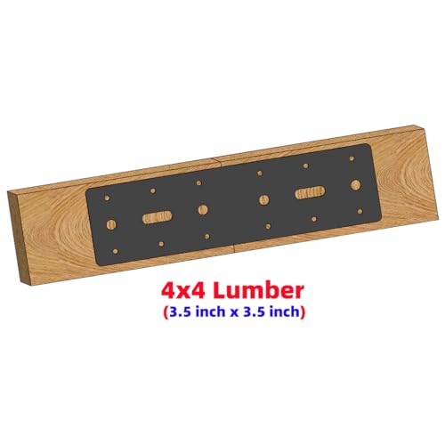 2PCS 11" X 3" Straight Steel Flat Plate,Heavy Duty Mending Plate Joining Connecting Brackets, I Strap Metal Plate.Fit 4x4,6x6 for Repair House,Furniture,Pavilion,Straight Flat Plate for tress framing - size: 11"x3"