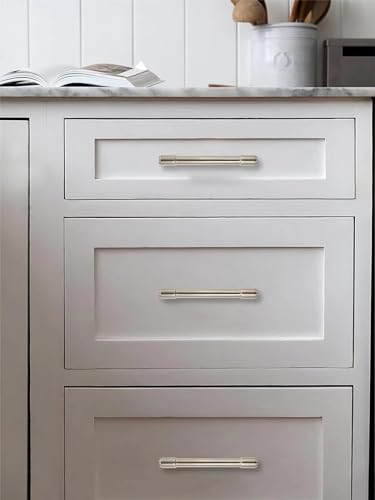 10 Pack Polished Nickel Cabinet Pulls, 3-3/4 Inch(96mm) Hole Centers Cabinet Handles Kitchen Hardware for Cabinets and Drawer - color: Polished Nickel, size: 3-3/4"(96mm) hole center
