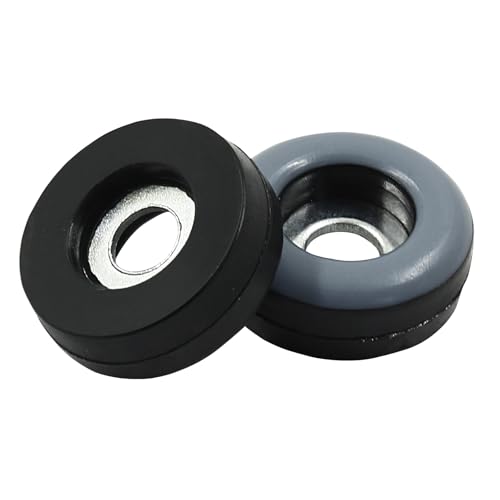 Bivethoi Screw on Furniture Glides Sliders, Round Teflon, 19mm