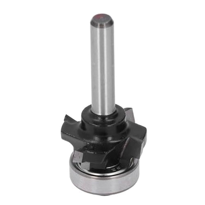 Carbide Roundover Edging Router Bit, 4 Flutes for Woodworking, Crafting, DIY Accurate Trimming, Form Cut, Bead Router bit, Round Over Router Bit