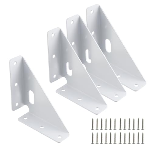 4 Pack Heavy Duty Gusset Joints Triangle Corner Code Support