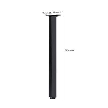 LCSDLHLSY 30 Inch Square Metal Table Legs,DIY Furniture Legs,Black Set of 4 - size: 30 Inch